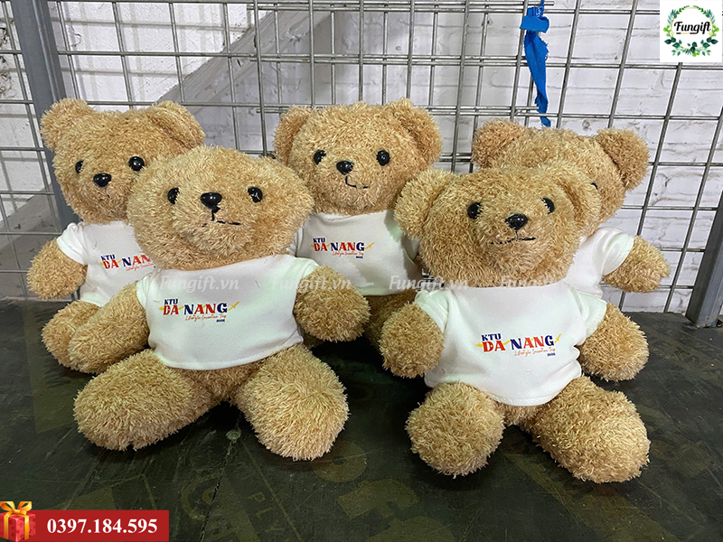 Quà tặng gấu bông in logo