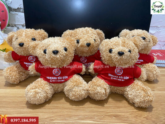 Gấu bông in logo thương hiệu