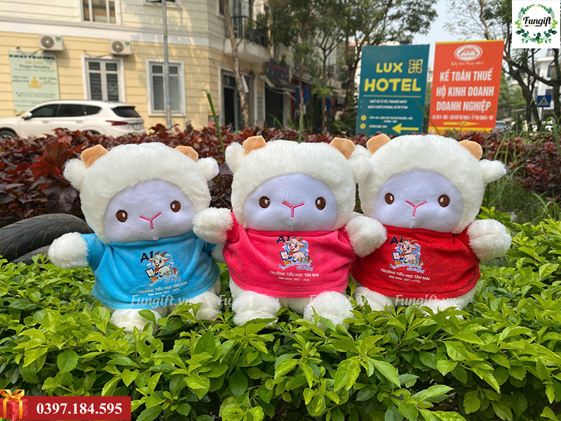 Gấu bông in logo theo yêu cầu