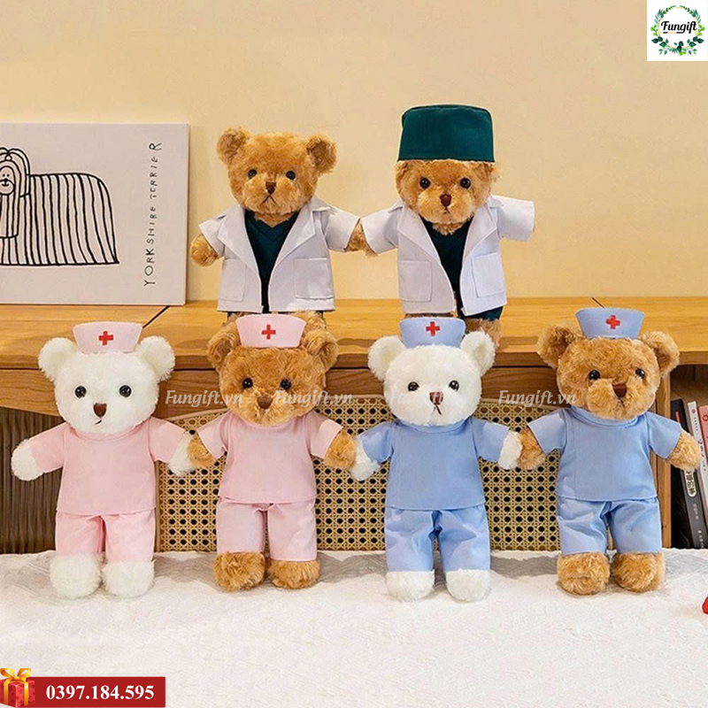 Gấu bông quảng cáo ngành y tế
