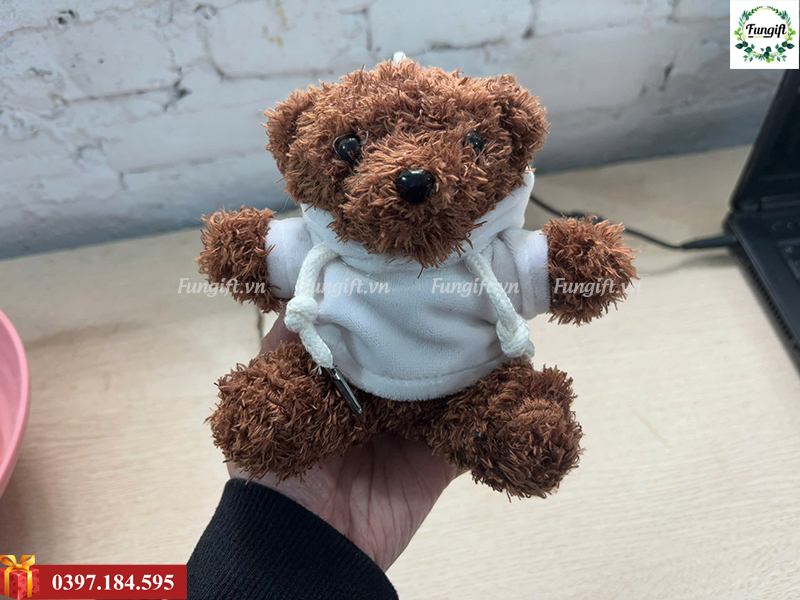 Gia công móc khoá gấu bông