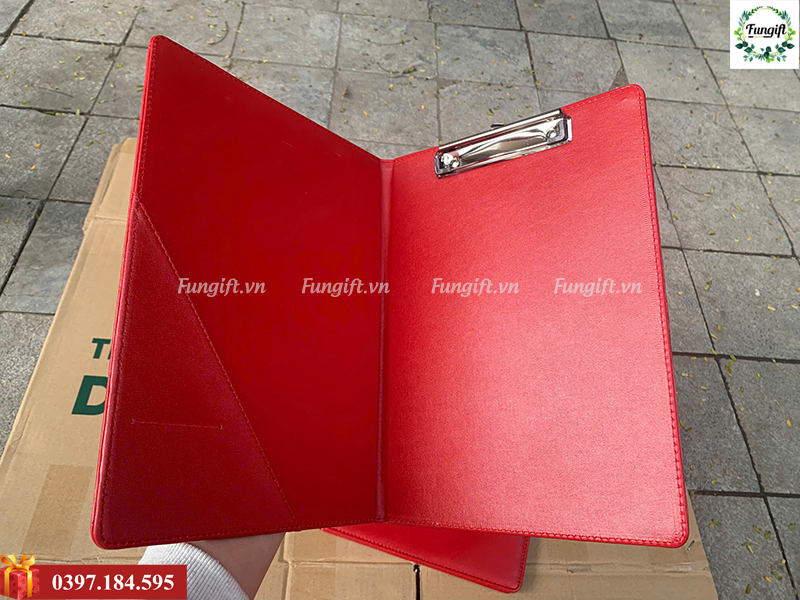 Sổ trình ký bìa da in logo doanh nghiệp