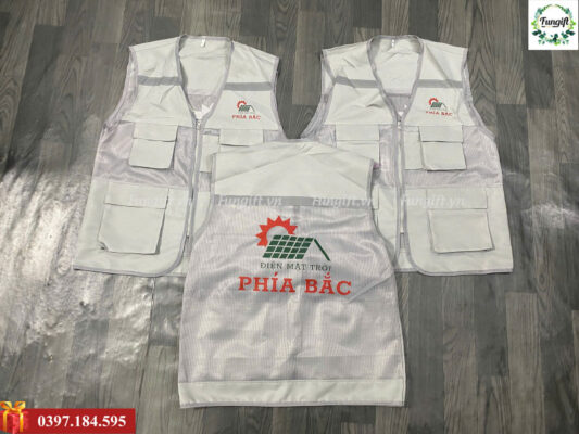 Bảo hộ lao động in logo công ty