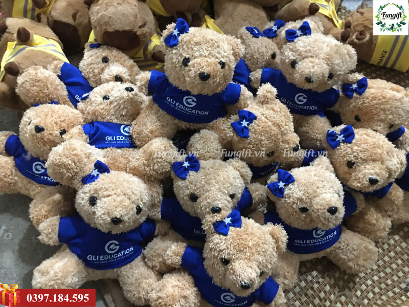 Cung cấp gấu bông in logo giá rẻ
