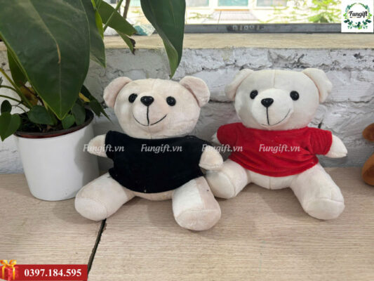 Gấu bông sản xuất in tên làm quà tặng