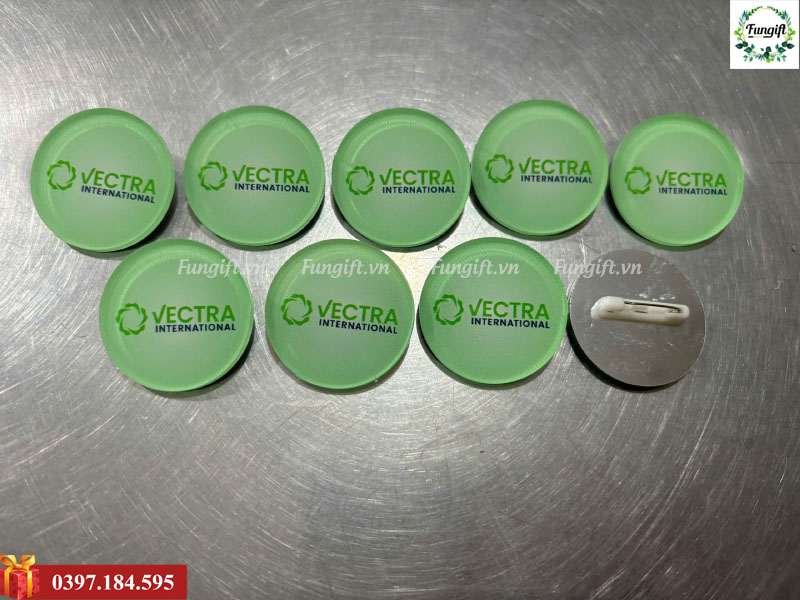 Huy hiệu cài áo in theo yêu cầu