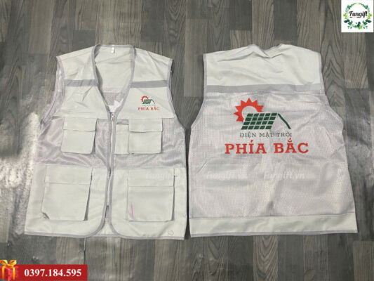 Mẫu áo gile bảo hộ in theo yêu cầu