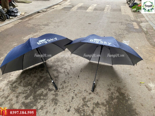 Ô cán dài dài tráng bạc in logo