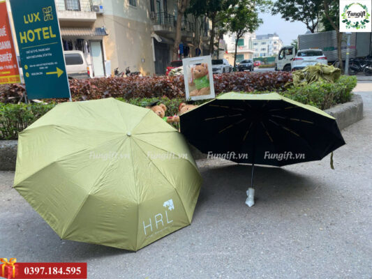 Ô dù gấp gọn in logo