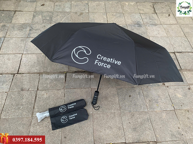 Ô dù gấp gọn in logo