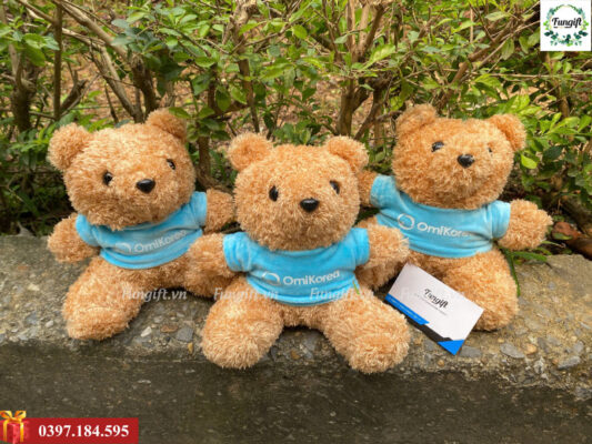 Quà tặng gấu bông in logo