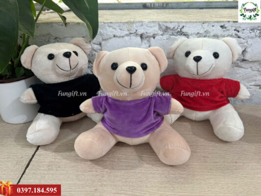 Quà tặng gấu bông in logo