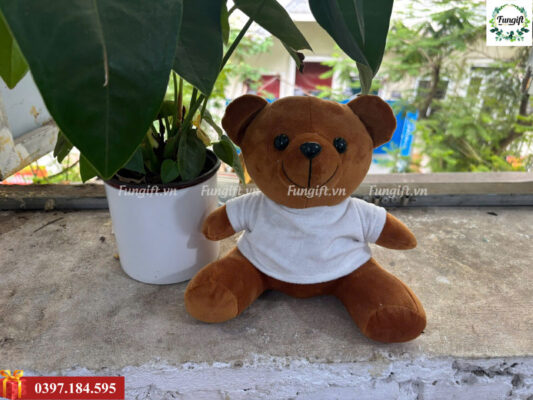 Sản xuất gấu bông in logo tại xưởng