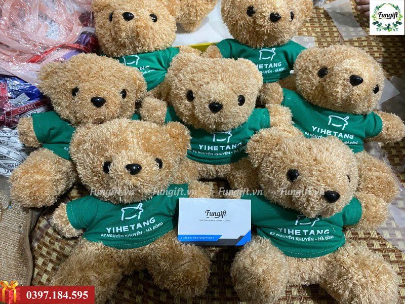 Sản xuất gấu bông in theo yêu cầu