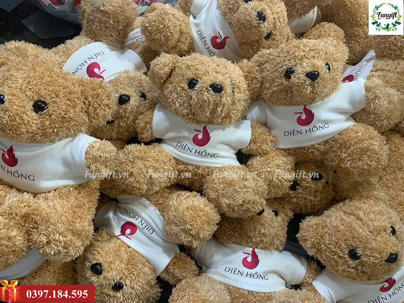 Xưởng gấu bông in logo Hà Nội