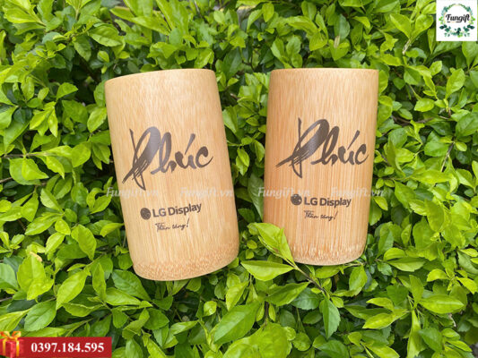 Xưởng in cốc tre tại Hà Nội