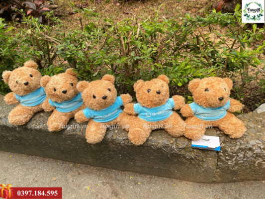 Xưởng sản xuất gấu in logo Hà Nội