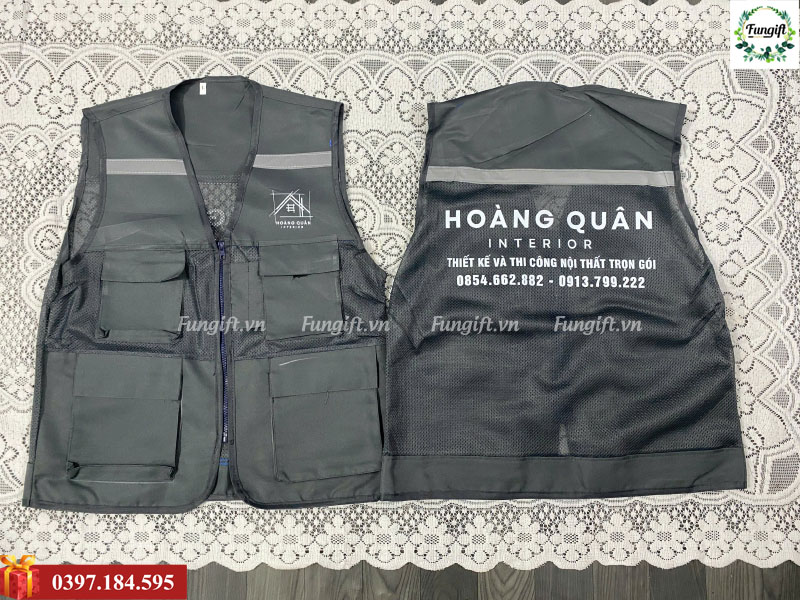 Áo lưới bảo hộ giá rẻ in logo