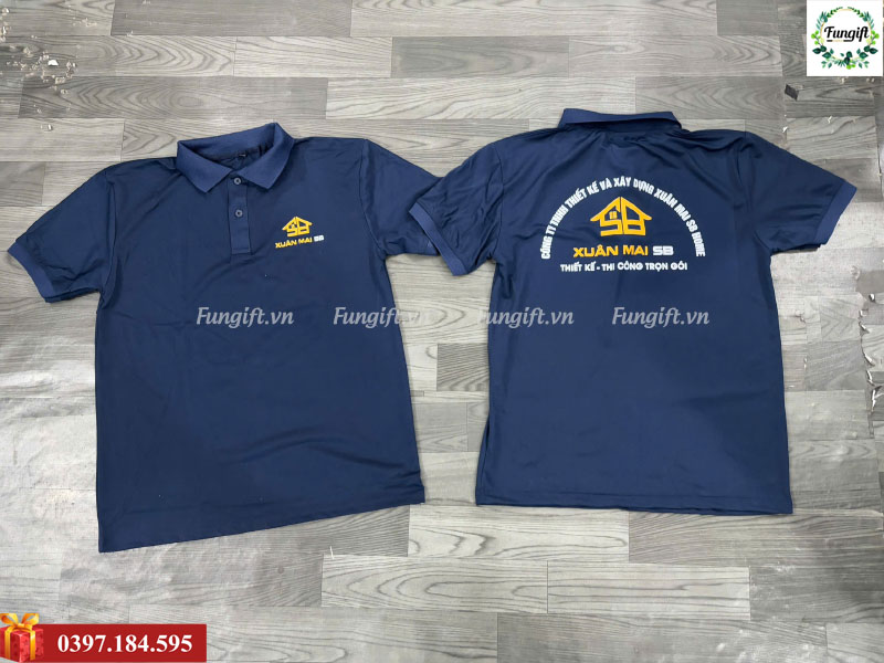 Áo thun đồng phục công ty in theo yêu cầu
