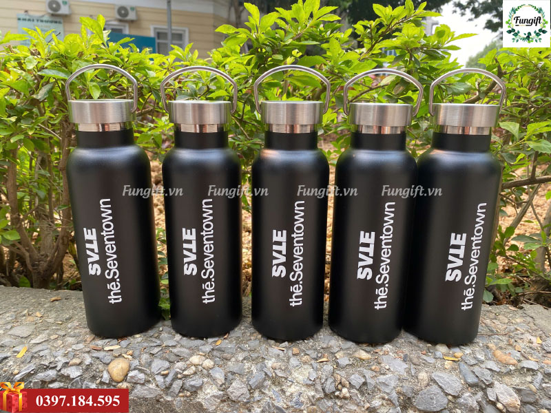 Bình giữ nhiệt in logo giá rẻ