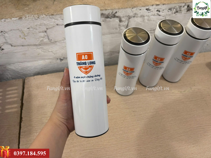 Bình giữ nhiệt in logo giá rẻ