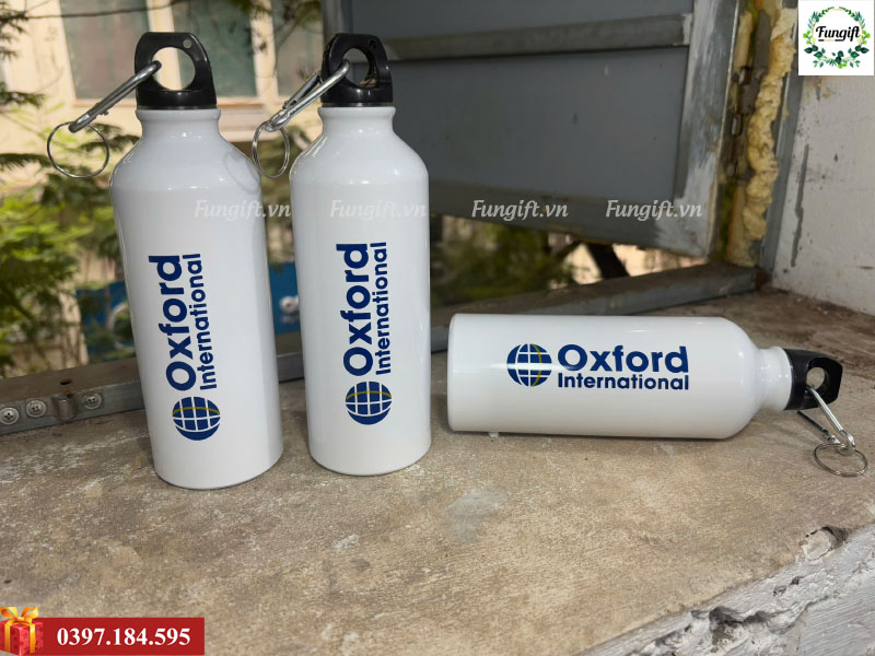 Bình nước in logo công ty