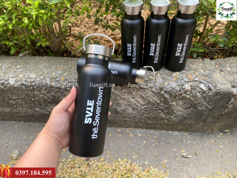 Bình nước in logo theo yêu cầu