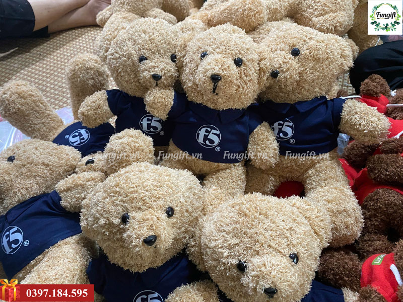 Gấu bông giá rẻ in logo