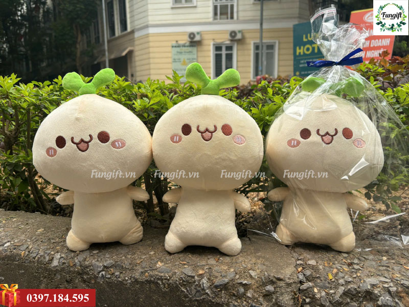 Gấu bông mầm cây quà tặng 30cm