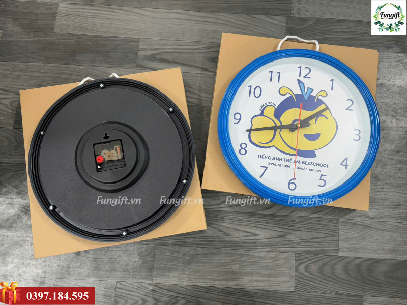 In logo đồng hồ treo tường số lượng lớn tại Hà Nội