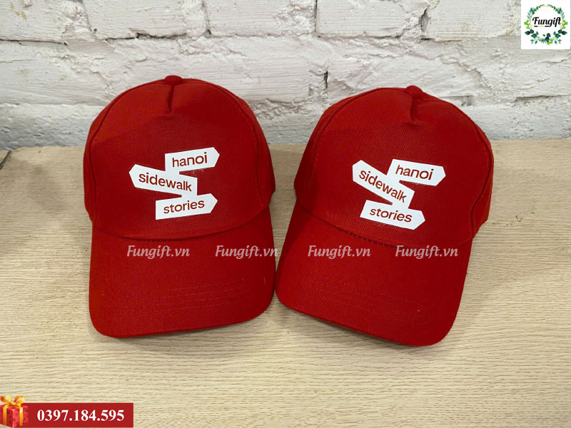 Mũ lưỡi trai, nón kết in logo