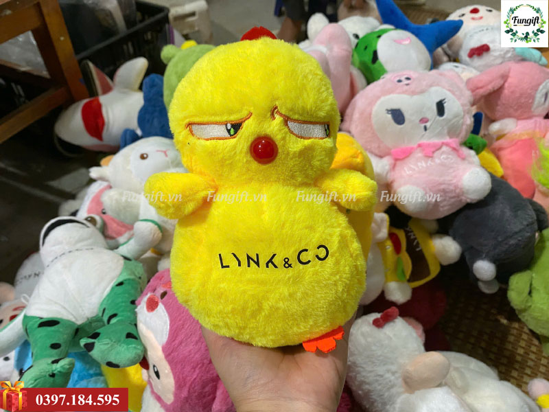 Quà tặng khuyến mãi gấu bông in logo