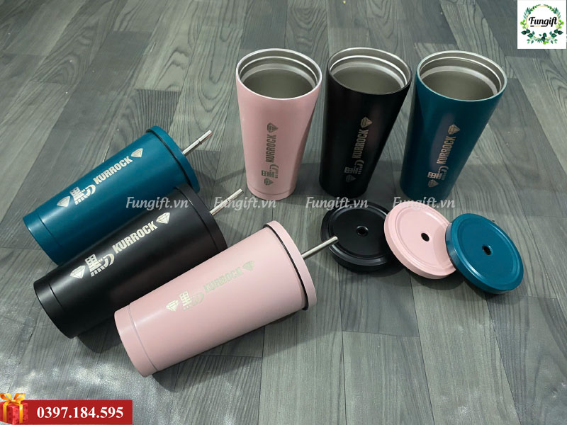 Xưởng khắc laser logo lên ly giữ nhiệt tại Hà Nội