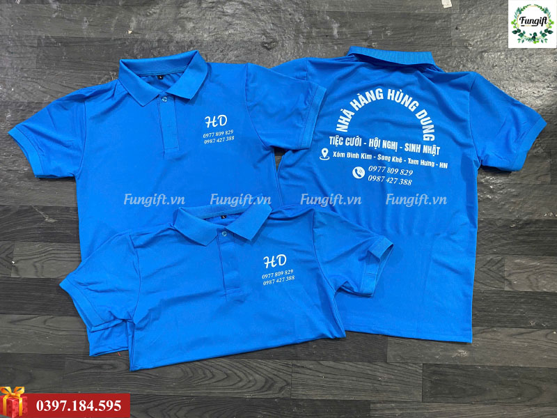 Xưởng may áo thun in logo theo yêu cầu