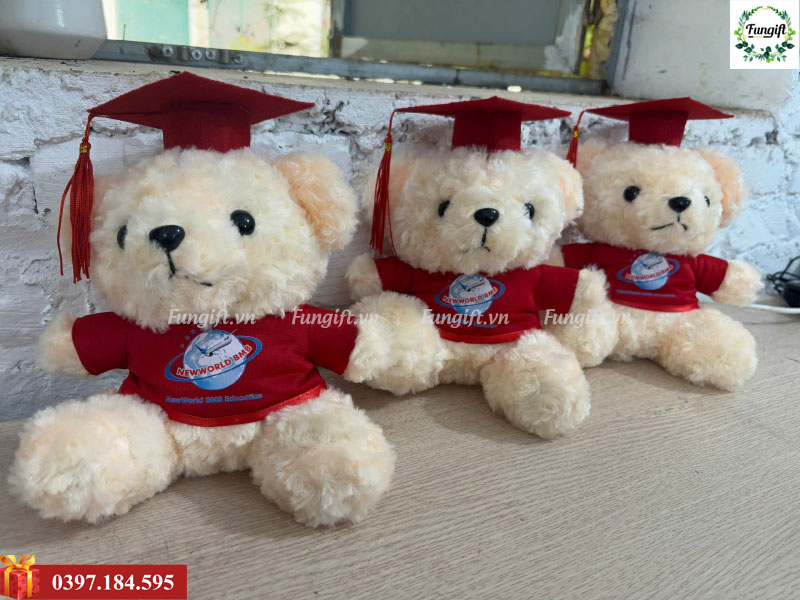 Xưởng sản xuất gấu tốt nghiệp, thú bông tốt nghiệp theo yêu cầu