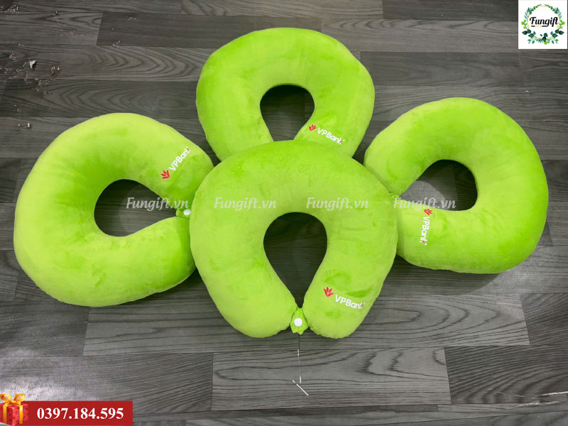 Xưởng sản xuất gối kê cổ chữ U in logo theo yêu cầu