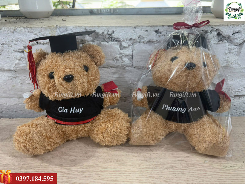 Sản xuất gấu bông tốt nghiệp theo yêu cầu