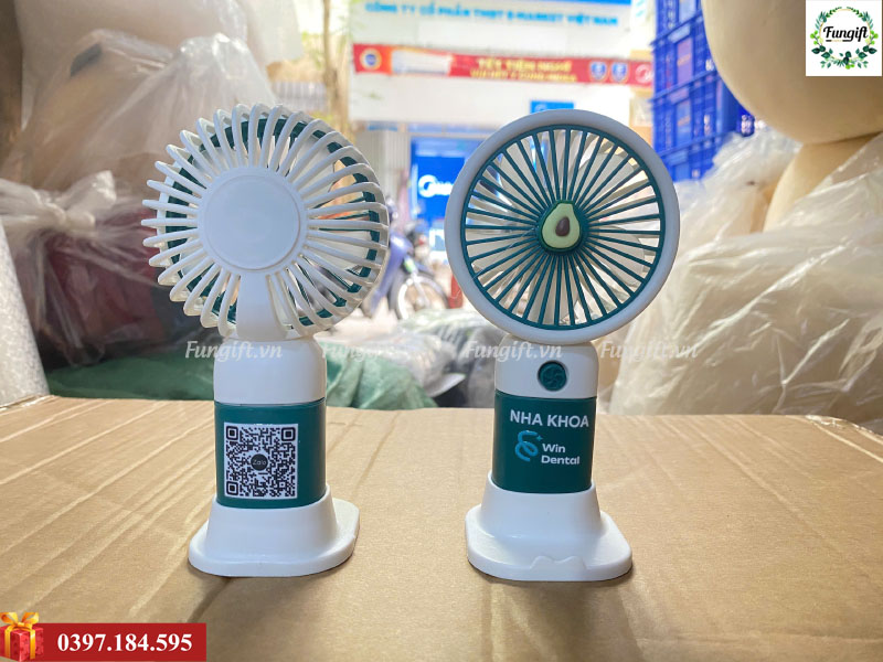 Sản xuất quạt điện cầm tay mini in logo theo yêu cầu