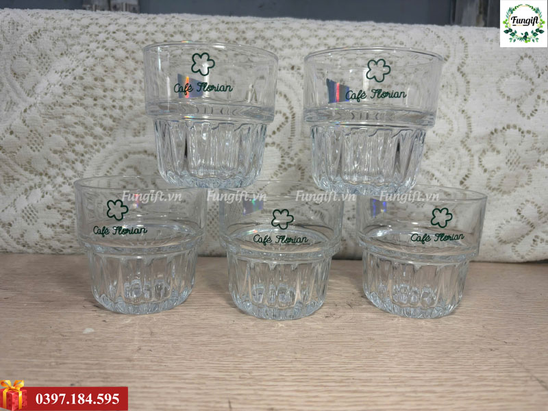 Báo giá in cốc thủy tinh