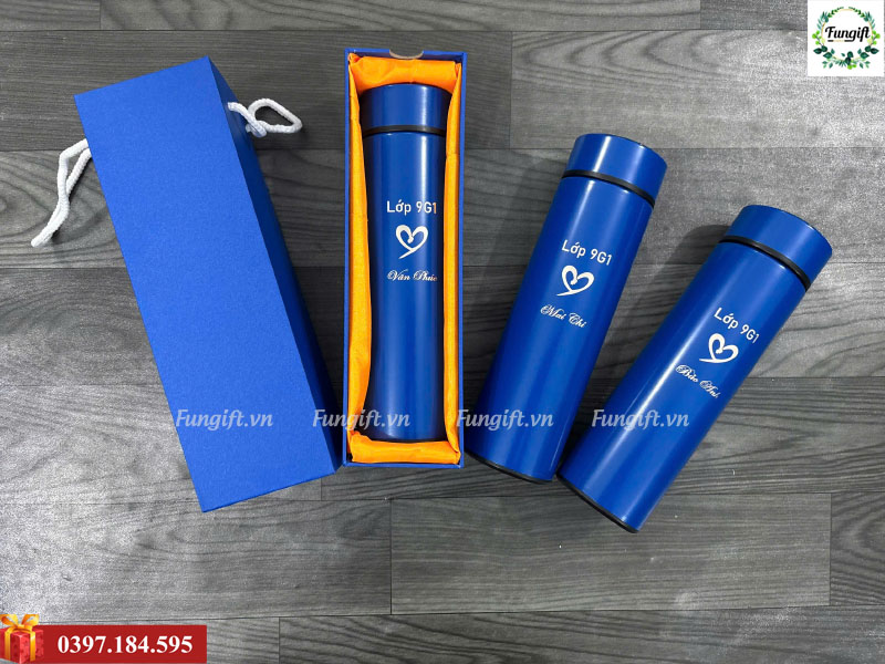 Bình giữ nhiệt khắc tên kèm hộp