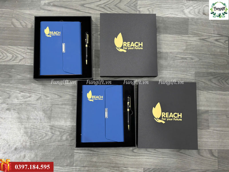 Đặt in set sổ bút số lượng ít