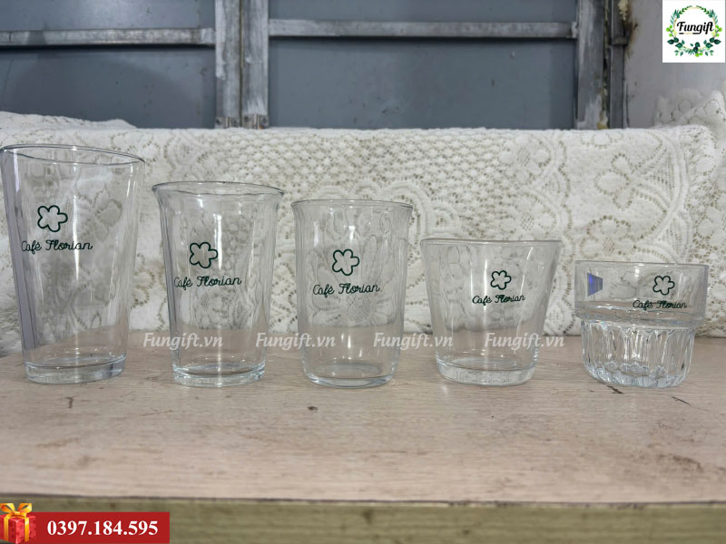 Dịch vụ in logo cốc thủy tinh