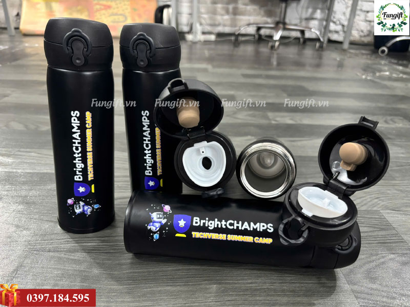 Mẫu bình nước giữ nhiệt in theo yêu cầu