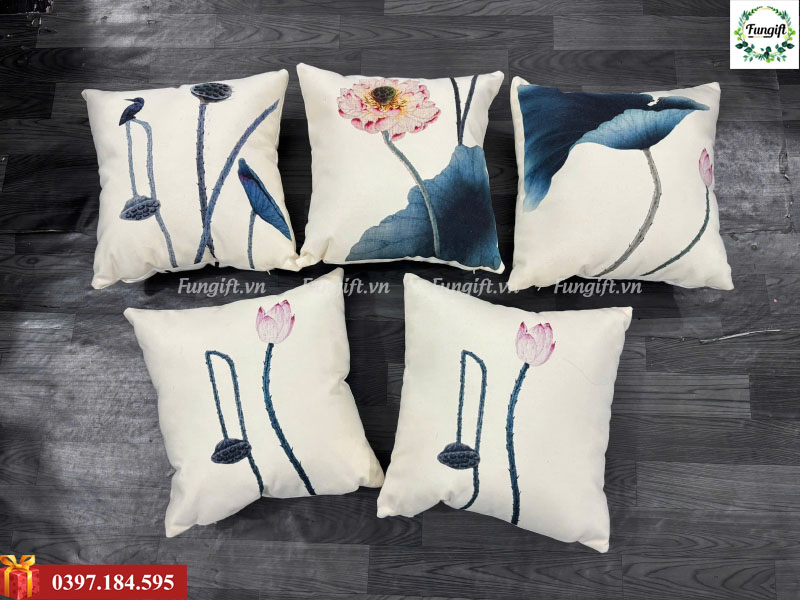 Mẫu gối tựa lưng trang trí phòng