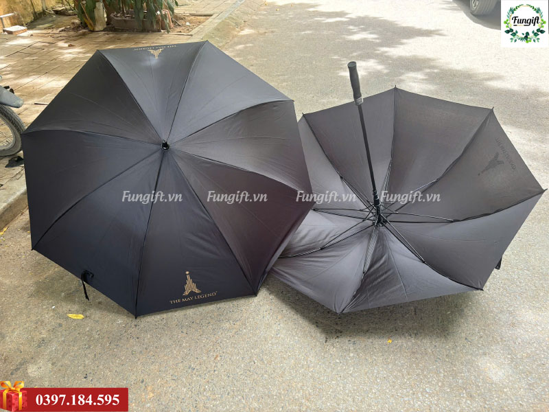Mẫu ô cán dài in logo công ty