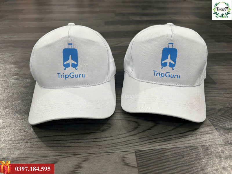 Mũ lưỡi trai nam nữ in logo