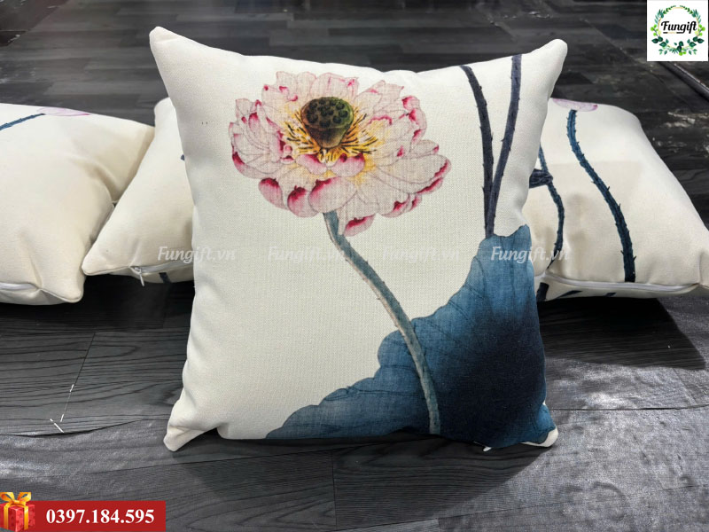 Mua gối tựa lưng sofa in họa tiết
