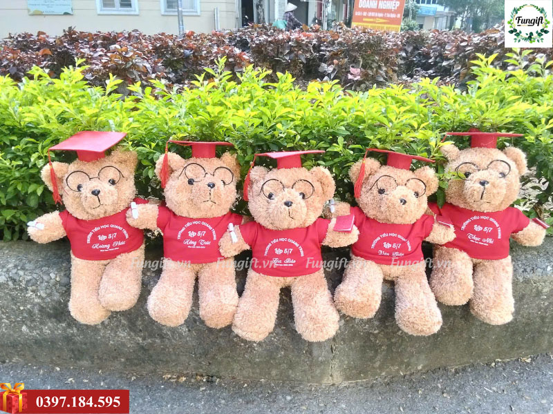 Quà tặng gấu bông in theo yêu cầu