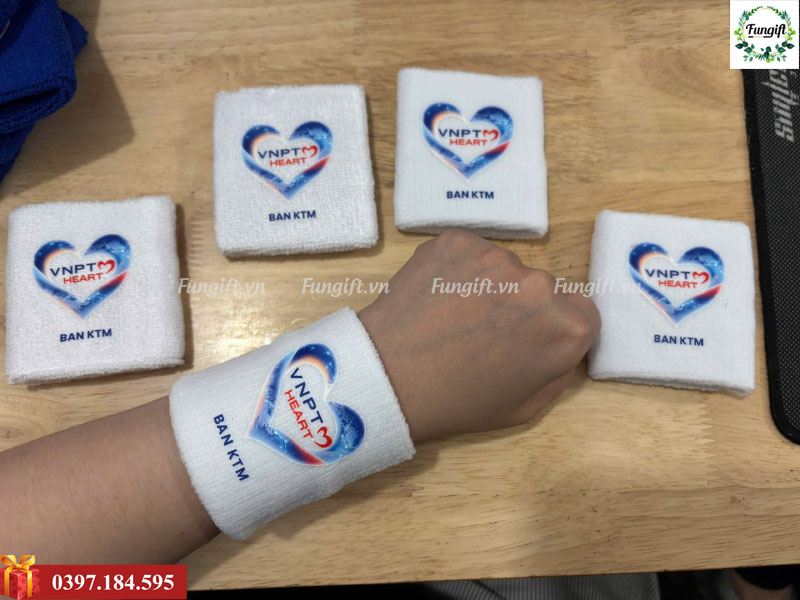 Băng đô đeo cổ tay in logo theo yêu cầu
