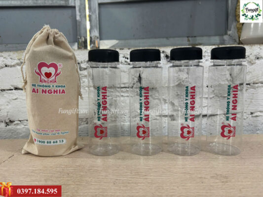 Bình nước nhựa my bottle in logo doanh nghiệp